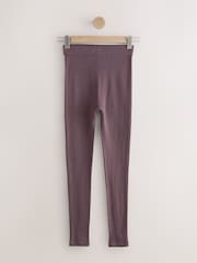Berry Thermogen Maximum Warmth Rib Thermal Leggings - Image 5 of 7