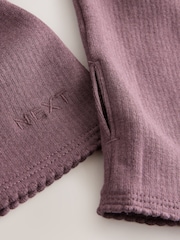 Burgundy Red Thermogen Maximum Warmth Roll Neck Thermal Top - Image 3 of 3