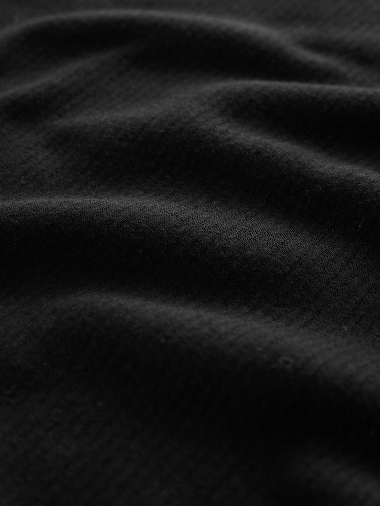 Black Thermal Maximum Warmth Cosy Ribbed Vest - Image 11 of 11