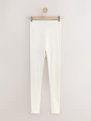 Cream ThermoGen Maximum Warmth Pointelle Thermal Leggings - Image 7 of 9