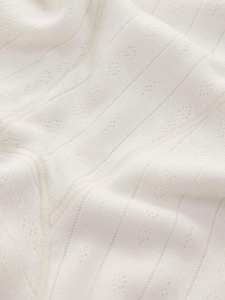 Cream ThermoGen Maximum Warmth Pointelle Thermal Leggings - Image 9 of 9