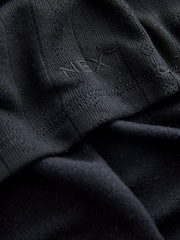 Black ThermoGen Maximum Warmth Pointelle Thermal Vest - Image 10 of 10