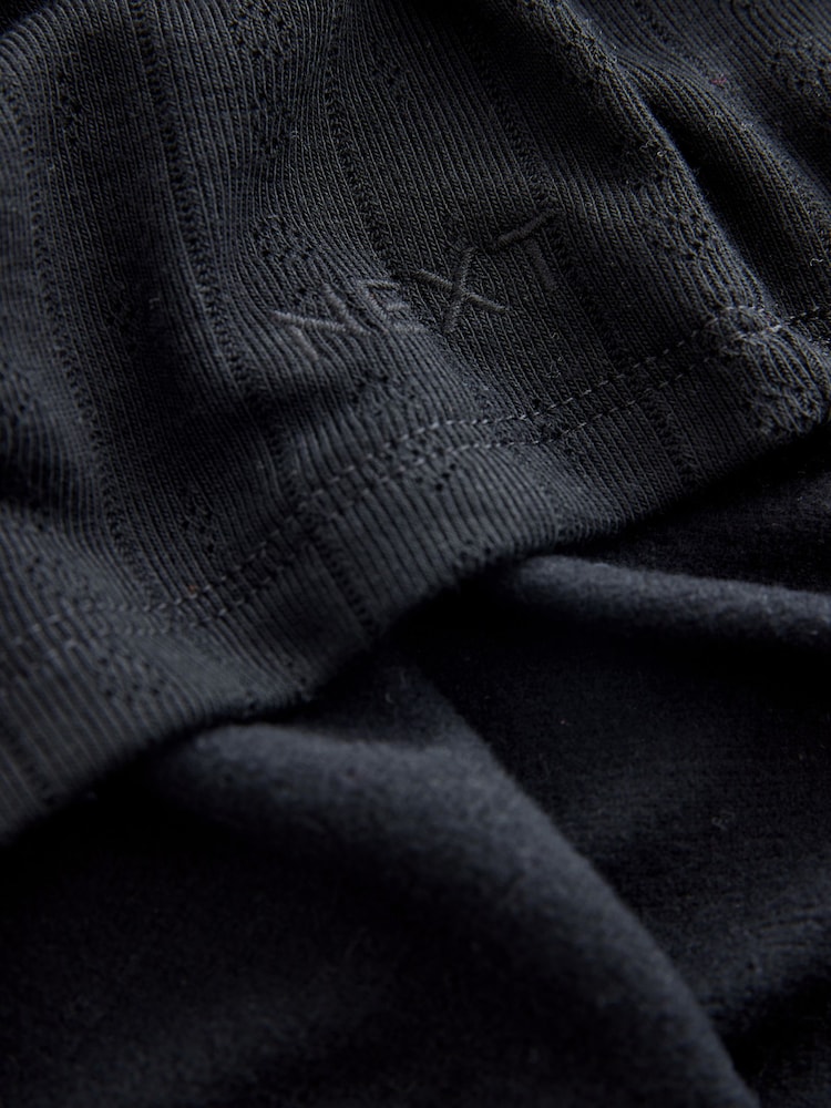 Black Thermal Maximum Warmth Cosy Pointelle Vest - Image 9 of 9 Black Thermal Maximum Warmth Cosy Pointelle Vest - Image 9 of 9