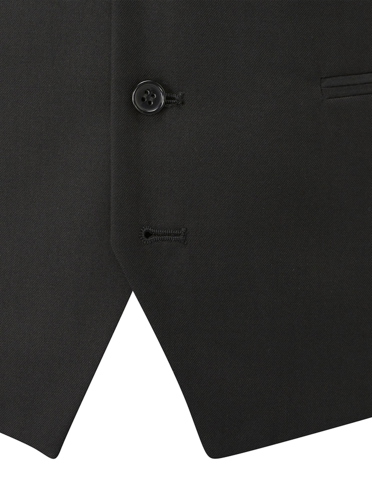 Skopes Black Single Breasted Ronson Dinner Suit Waistcoat - Image 4 of 4
