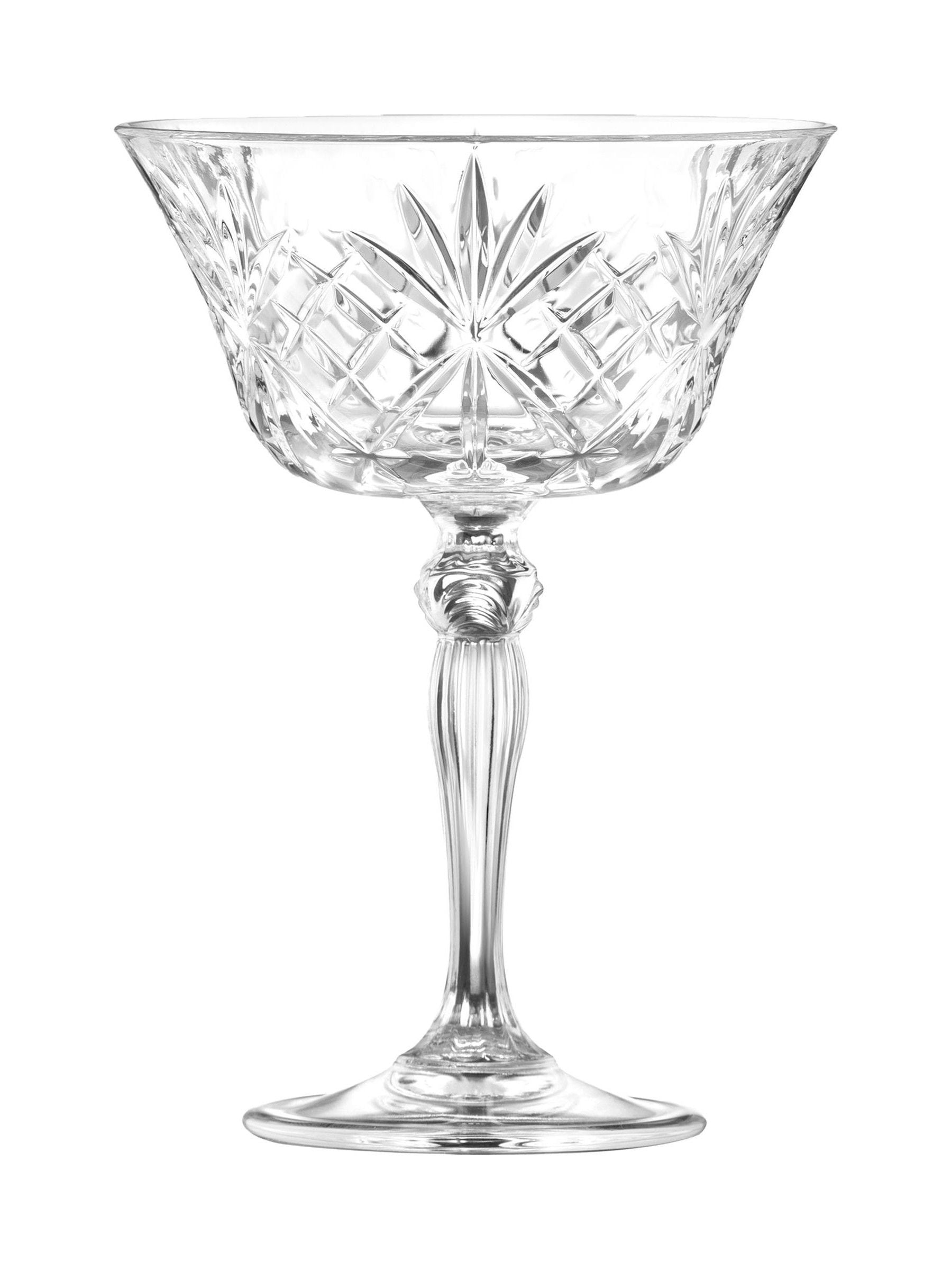 Rcr Unisex Clear Melodia Calici Coupe Glasses Set Of 6 26Cl