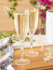 RCR Clear Orchestra Champagne Flute Glasses Set of 6 200ml - Image 1 of 5