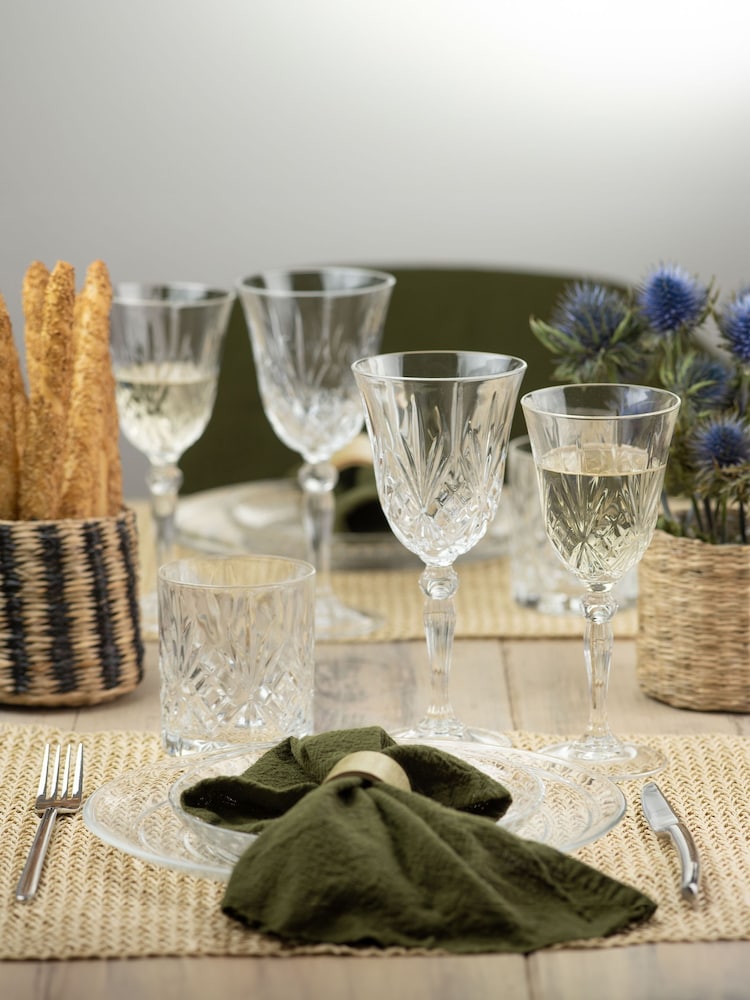 RCR Clear Melodia Calici Goblet Glasses Set of 6 27cl - Image 2 of 4