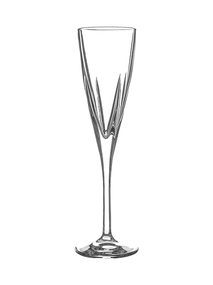 RCR Clear Fusion Champagne Flute Glasses Set of 6 170ml - Image 4 of 4