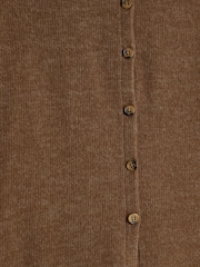 River Island Brown Cosy Longline Cardigan - Image 6 of 6