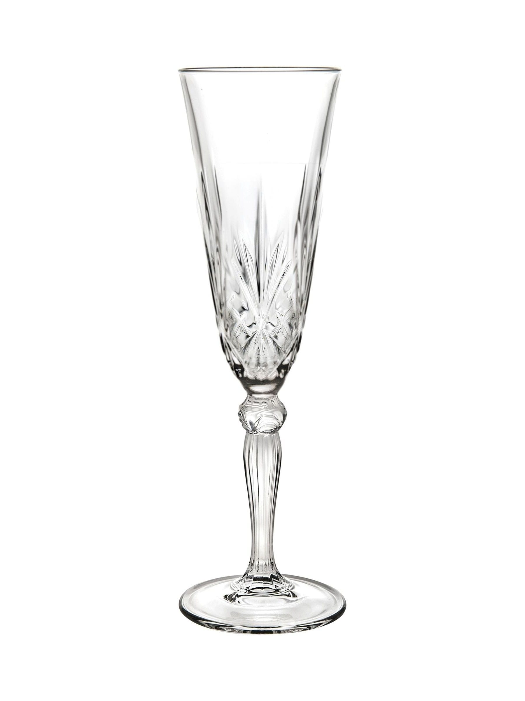 Crystal Melodia Glass Champagne Flutes - 160ml - Pack of 6 - Image 8