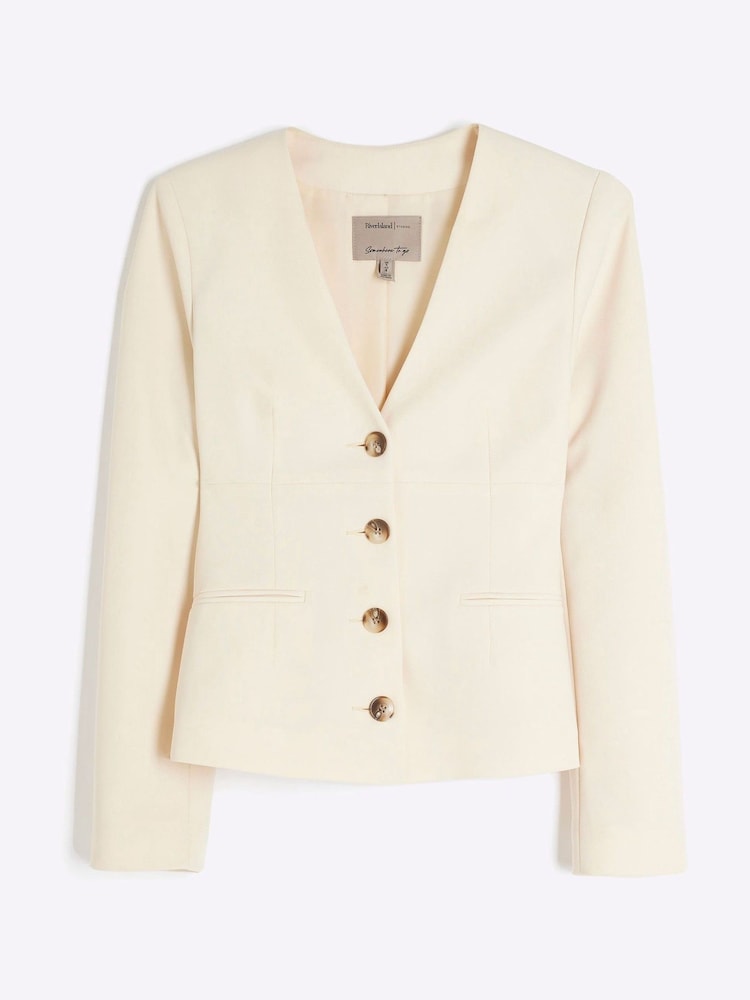 Roomgeel - River Island Button Front Blazer - Image 5 of 6