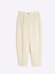 River Island Buttermilk Yellow Slim Barrell Leg Trousers - Image 5 of 6