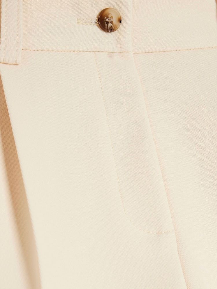 River Island Buttermilk Yellow Slim Barrell Leg Trousers - Image 6 of 6