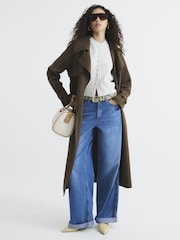 Cream - River Island kratek rokav; s kratkimi rokavi Button pletena jopa - Slika 2 iz 6