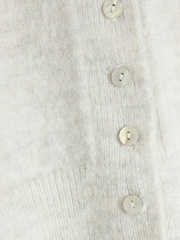 Cream - River Island kratek rokav; s kratkimi rokavi Button pletena jopa - Slika 6 iz 6