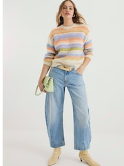 River Island Orange Striped Jumper - Image 2 of 7