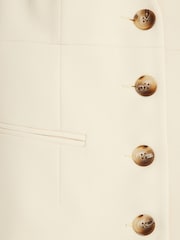 River Island Buttermilk Yellow Petite Button Front Blazer - Image 6 of 6