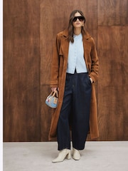 modra - River Island kratek rokav; s kratkimi rokavi Button pletena jopa - Slika 2 iz 6