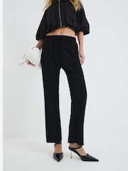 River Island Black Tailored Joggers - Image 2 of 6