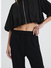 River Island Black Tailored Joggers - Image 3 of 6