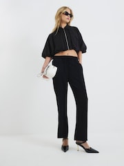 River Island Black Tailored Joggers - Image 4 of 6