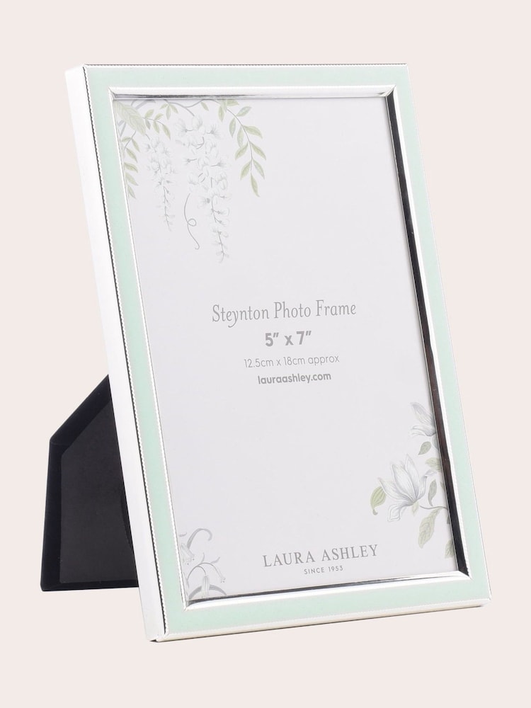 Laura Ashley Pale Blue Steynton Photo Frame - Image 2 of 5