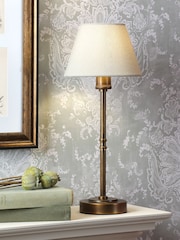 Laura Ashley Antique Bronze Denston Table Lamp - Image 1 of 8
