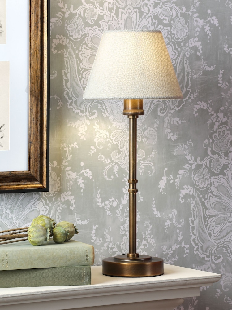 Laura Ashley Antique Bronze Denston Table Lamp - Image 1 of 8