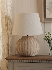 Laura Ashley Natural Fernhill Table Lamp Small - Image 2 of 7