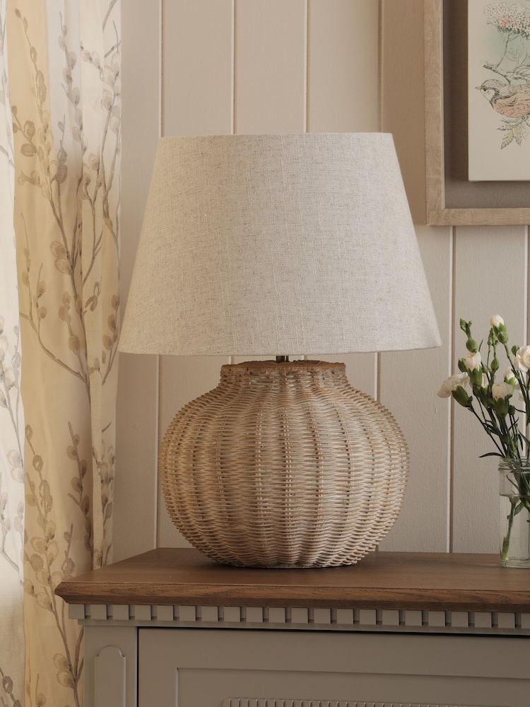 Laura Ashley Natural Fernhill Table Lamp Small - Image 2 of 7