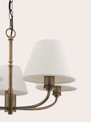 Laura Ashley Antique Bronze Denston 5 Pendant Ceiling Light - Image 7 of 8