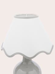 Laura Ashley Grey Bramhope Table Lamp - Image 5 of 7