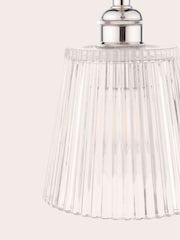 Laura Ashley Polished Nickel Callaghan 1 Light Semi Flush Ceiling Light - Image 5 of 7