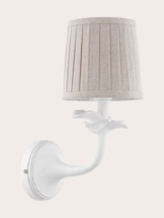 Laura Ashley White Eleni 1 Light Wall Light - Image 4 of 7