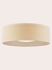 Laura Ashley Woven Rattan Buckenham Ceiling Flush Ceiling Fitting Light - Image 3 of 7