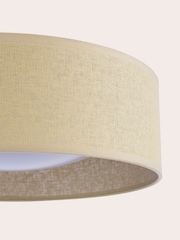 Laura Ashley Woven Rattan Buckenham Ceiling Flush Ceiling Fitting Light - Image 5 of 7