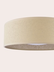 Laura Ashley Woven Rattan Buckenham Ceiling Flush Ceiling Fitting Light - Image 6 of 7