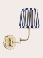 Laura Ashley Antique Brass Denwick 1 Wall Light - Image 4 of 8