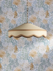 Laura Ashley Woven Rattan Buckenham Ceiling Pendant Light - Image 2 of 9