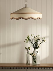 Laura Ashley Woven Rattan Buckenham Ceiling Pendant Light - Image 4 of 9