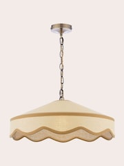 Laura Ashley Woven Rattan Buckenham Ceiling Pendant Light - Image 5 of 9