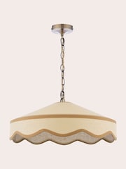 Laura Ashley Woven Rattan Buckenham Ceiling Pendant Light - Image 6 of 9