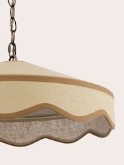 Laura Ashley Woven Rattan Buckenham Ceiling Pendant Light - Image 8 of 9