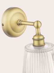 Laura Ashley Antique Brass Callaghan 1 Wall Light - Image 5 of 7