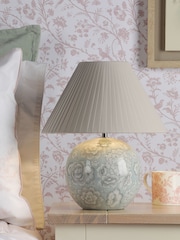 Laura Ashley Blue Montford Table Lamp - Image 1 of 8