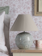 Laura Ashley Blue Montford Table Lamp - Image 2 of 8
