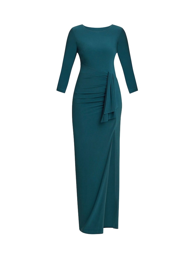 Gina Bacconi Misty Long Sleeve Ruched Maxi Dress - Imagen 6 de 6 Gina Bacconi Misty Long Sleeve Ruched Maxi Dress - Imagen 6 de 6