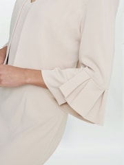 Болеро из крепа розового цвета Gina Bacconi Gigi  - Image 3 of 4
