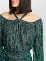 Gina Bacconi Sylvia Off The Shoulder Dress - Image 4 of 5