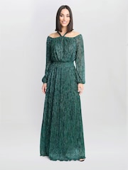Gina Bacconi Sylvia Off The Shoulder Dress - Image 5 of 5